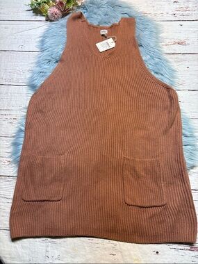 NWT Rhythm. Florence Knit Terracotta Dress sz XL